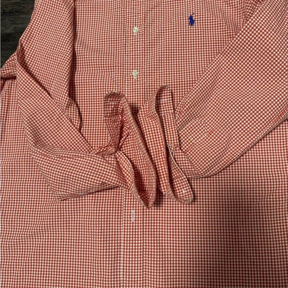 🔥Polo Ralph Lauren Mens Shirt Multicolor L Classic Fit Plaid Cotton Oxford Pony - Picture 4 of 8
